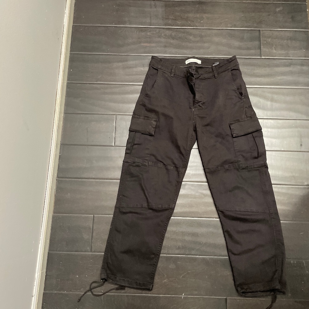 Zara ankle cargo pants